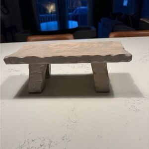 Wooden decorative small pedestal